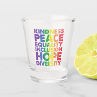 Kindness Peace Equality Love Inclusion Hope LGBT