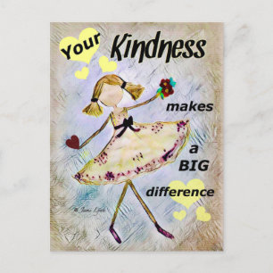 Kindness Postcards custom design personalised