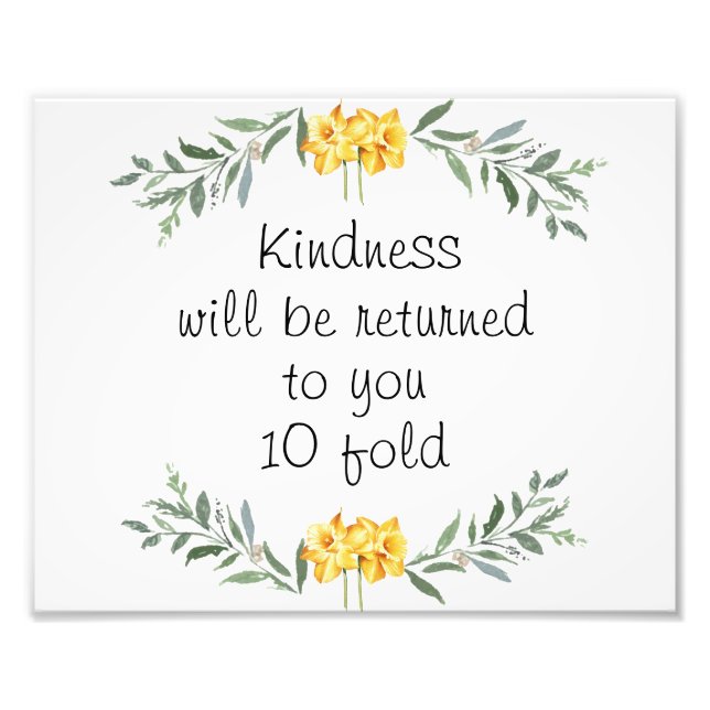 Kindness Poster (Front)