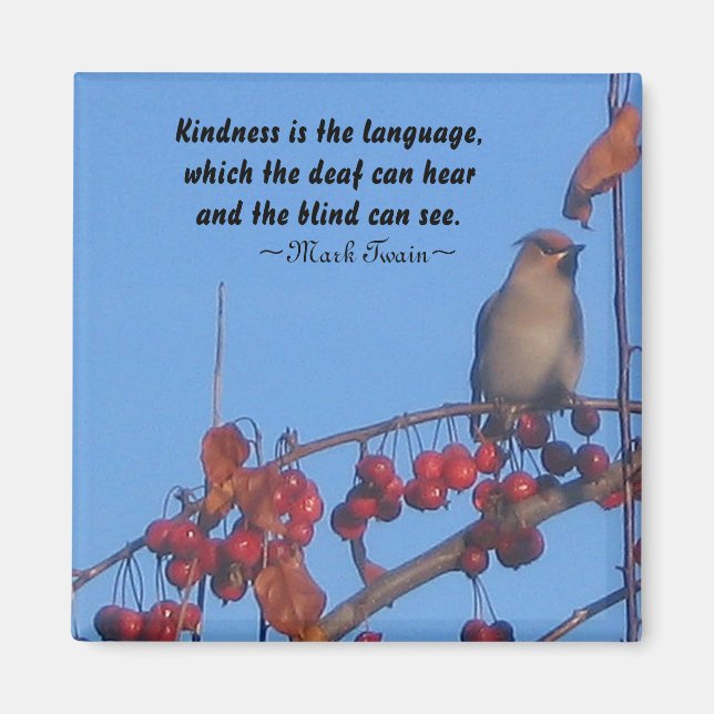 Kindness Quote Magnet (Front)