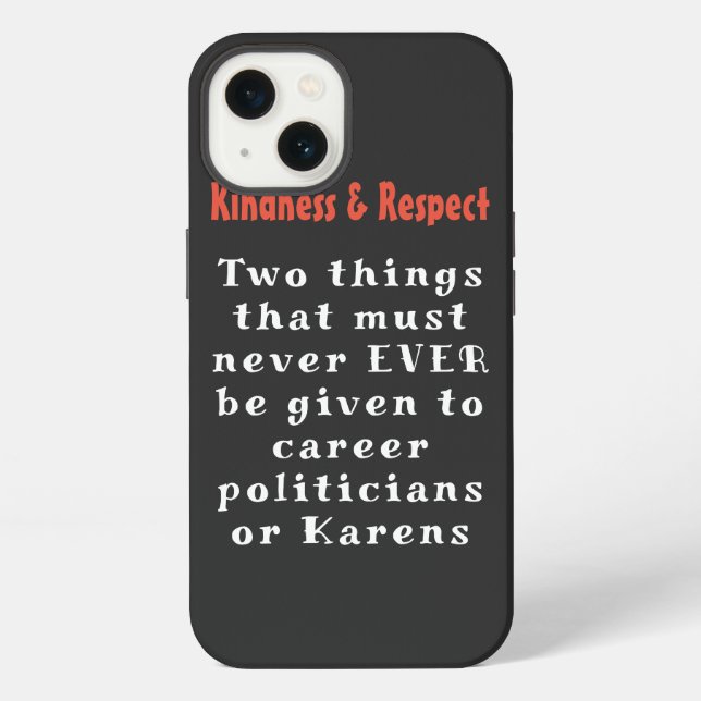 Kindness & Respect iPhone Case (Back)