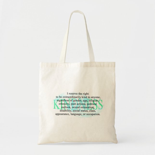 'Kindness' reusable shopping bag (Front)