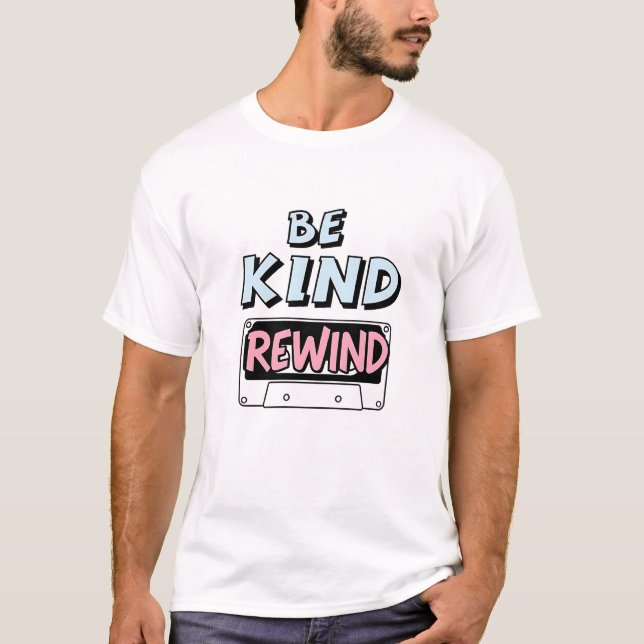 Kindness Rewinds: Retro Cassette Tee (Front)