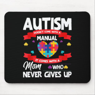 Kindness Ribbon Heart Autism Awareness _7 Mouse Pad