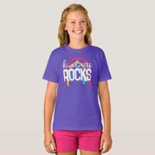 Kindness Rocks Rainbow Girls' T-Shirt