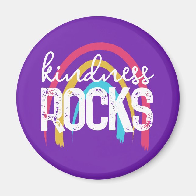 Kindness Rocks Rainbow Magnet (Front)