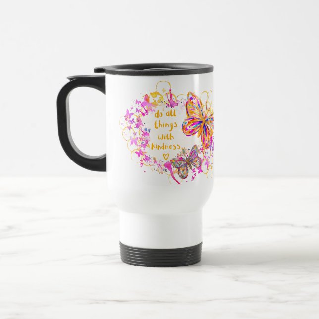 Kindness  travel mug (Left)