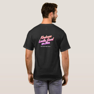 Kindness Typography Black Personalise T-Shirt