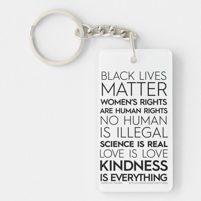 #KindnessIsEverything Key Chain (Front)
