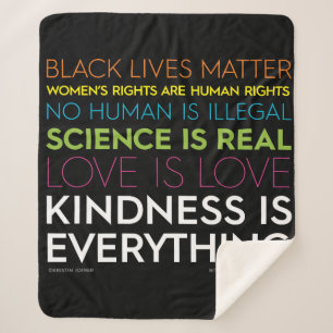 #KindnessIsEverything Sherpa Blanket