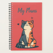 Kindred Paws | Cat Lover | Coral Red Personalised