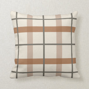 Kindred Plaid Natural Cushion