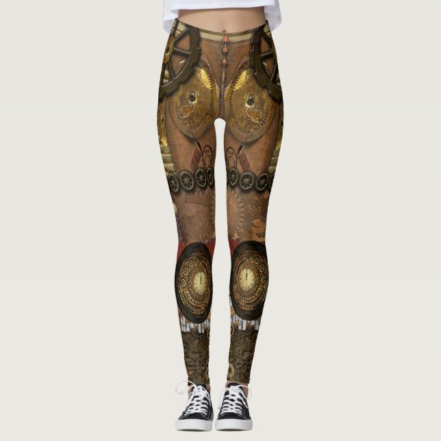 Kindred Steampunk Leggings (Front)