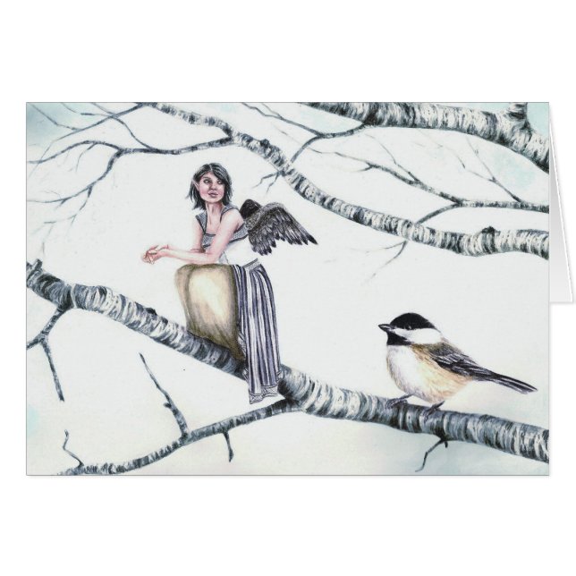 "Kindreds - Chickadee" by Deanna Bach Art (Front Horizontal)