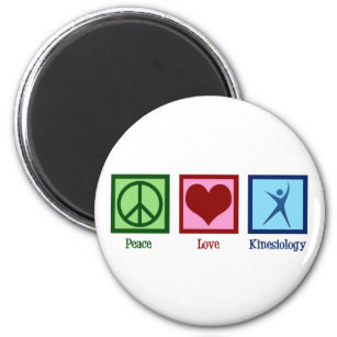 Kinesiologist Peace Love Kinesiology Magnet