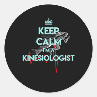 Kinesiology Therapist Kinesiologist Sports Science Classic Round Sticker