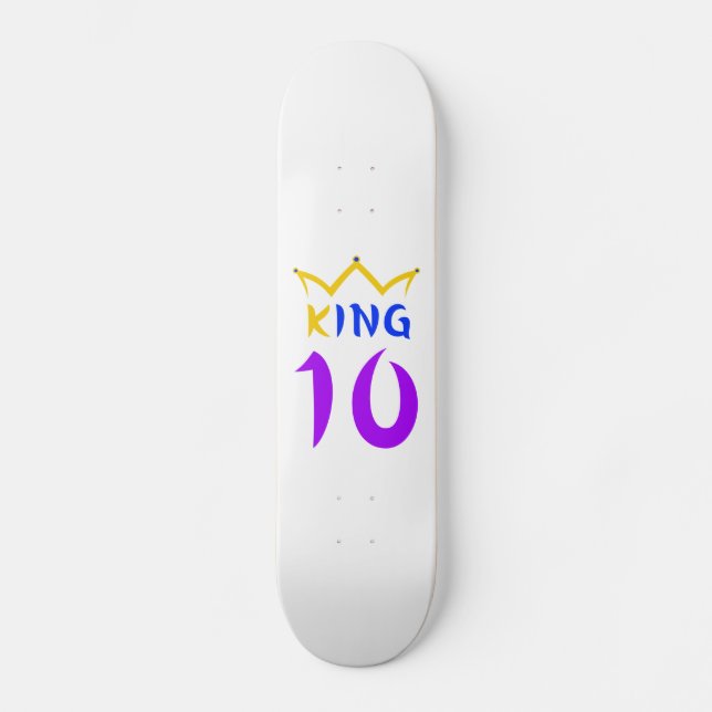 King 10 skateboard (Front)