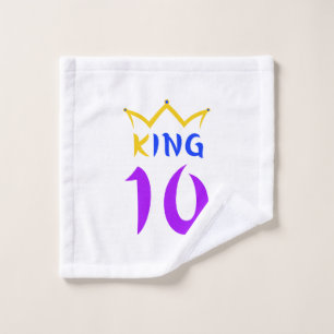 King 10 wash cloth