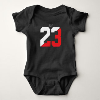 King 23 baby bodysuit