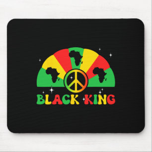 King African American Juneteenth 1865 Black Histor Mouse Pad