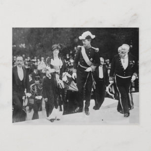 King Albert & Queen Elizabeth Ghent expo 1913 Postcard