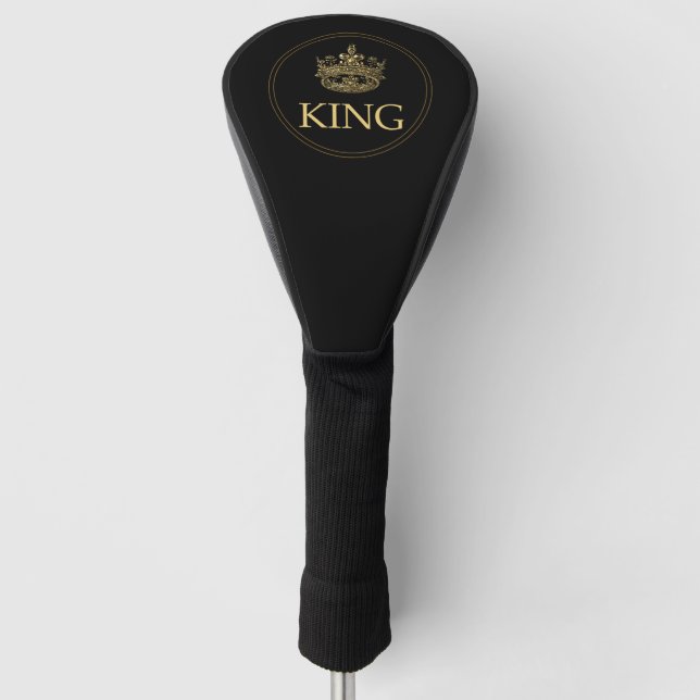 King and Crown Royal Emblem Golf Head Cover (Front)