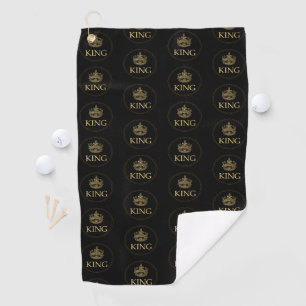 King and Crown Royal Emblem Golf Towel
