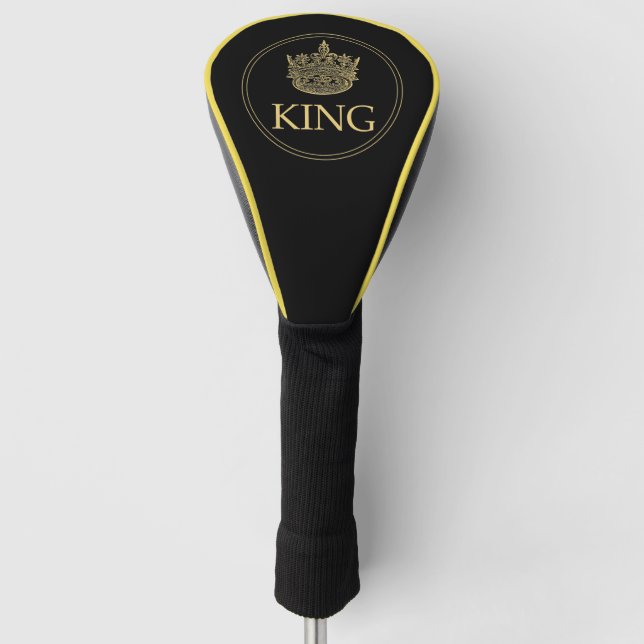 King and Crown Royal Emblem (New Version)  Golf Head Cover (Front)