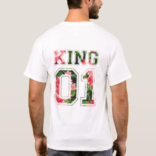 king and queen couple T-Shirt