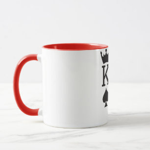 king and Queen mug design:a perfect gift for coupl