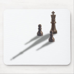 King and two Pawns Mouse Pad