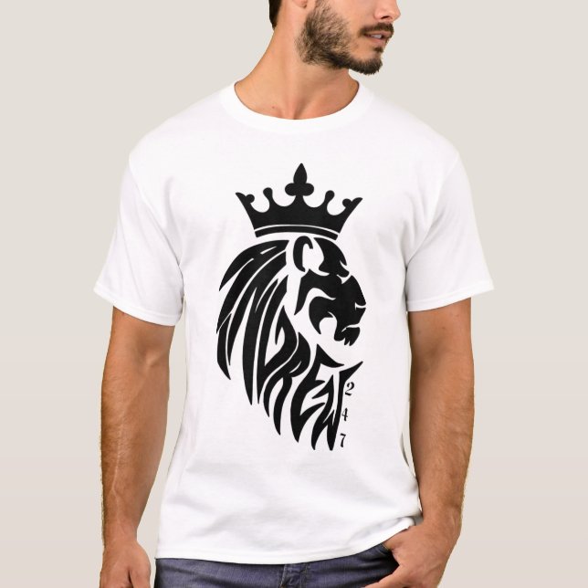 King Andrew/ black lion T-Shirt (Front)