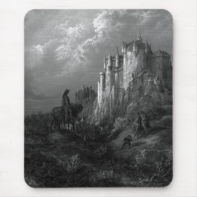 King Arthur and Camelot by Gustave Doré’ 1868 Mouse Pad (Front)
