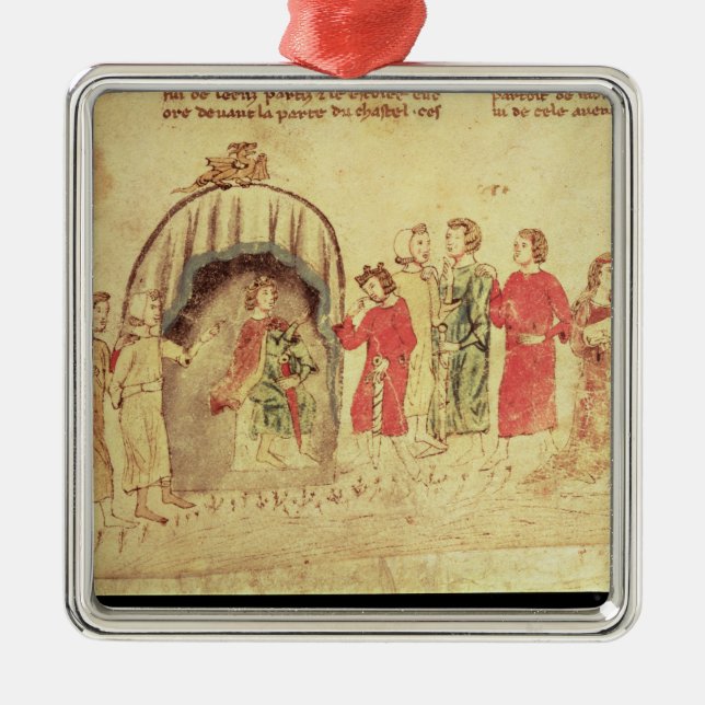 King Arthur and his Court, from the Roman Metal Tree Decoration (Front)