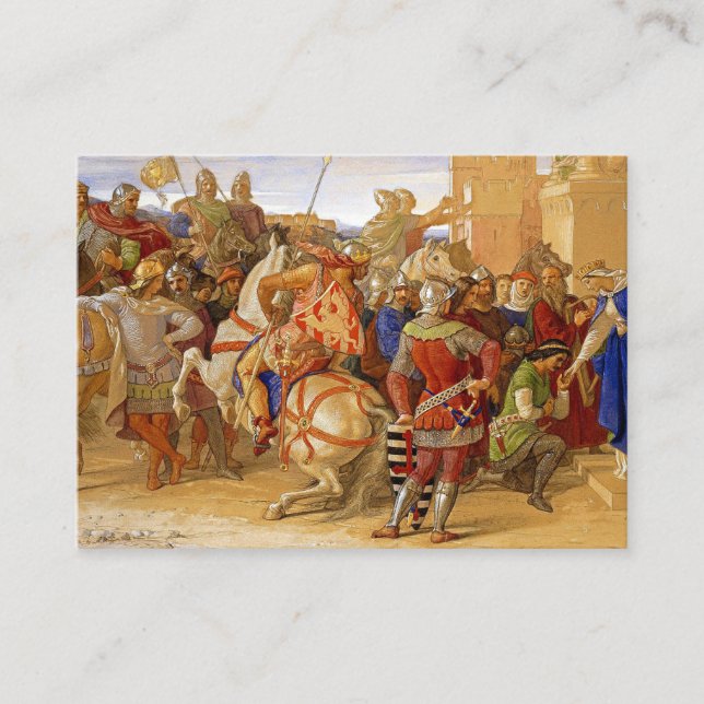 King Arthur and Knights of the Round Table Enclosure Card (Front)