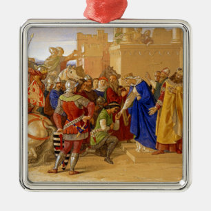 King Arthur and Knights of the Round Table Metal Tree Decoration