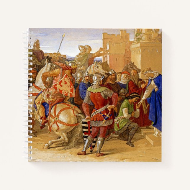 King Arthur and Knights of the Round Table Notebook (Front)