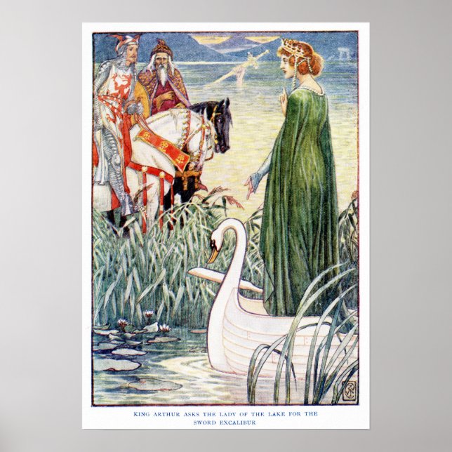 King Arthur and the Lady of the Lake Poster (Front)