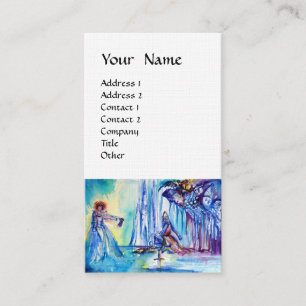 KING ARTHUR ,LADY OF THE LAKE AND EXCALI linem Business Card