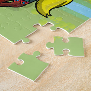 King arthur medievil knight and horse jigsaw puzzle