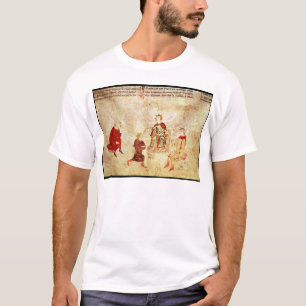 King Arthur on his Throne Surrounded T-Shirt