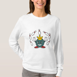 King at Bowling with Bowling pin T-Shirt