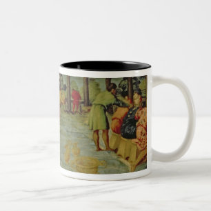 King Belshazzar's Banquet, c.1543/44 Two-Tone Coffee Mug
