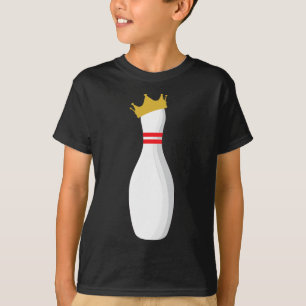 King Bowling Pin Funny Graphic Strikes And Turkeys T-Shirt