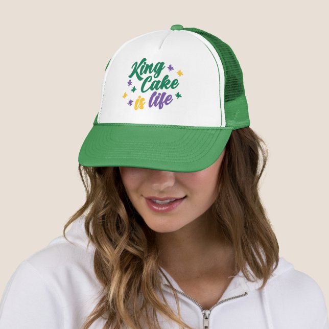 King Cake is Life Trucker Hat (In Situ)