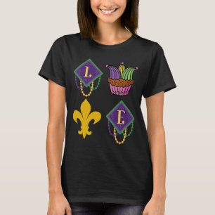 King Cake Love Mardi Gras Parade Shenanigans Carni T-Shirt