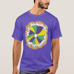 King Cake New Orleans NOLA Mardi Gras Carnival T-Shirt