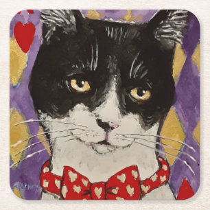 King Cat Paper Coaster