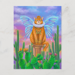 King cat  Poster Postcard