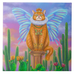 King cat tile